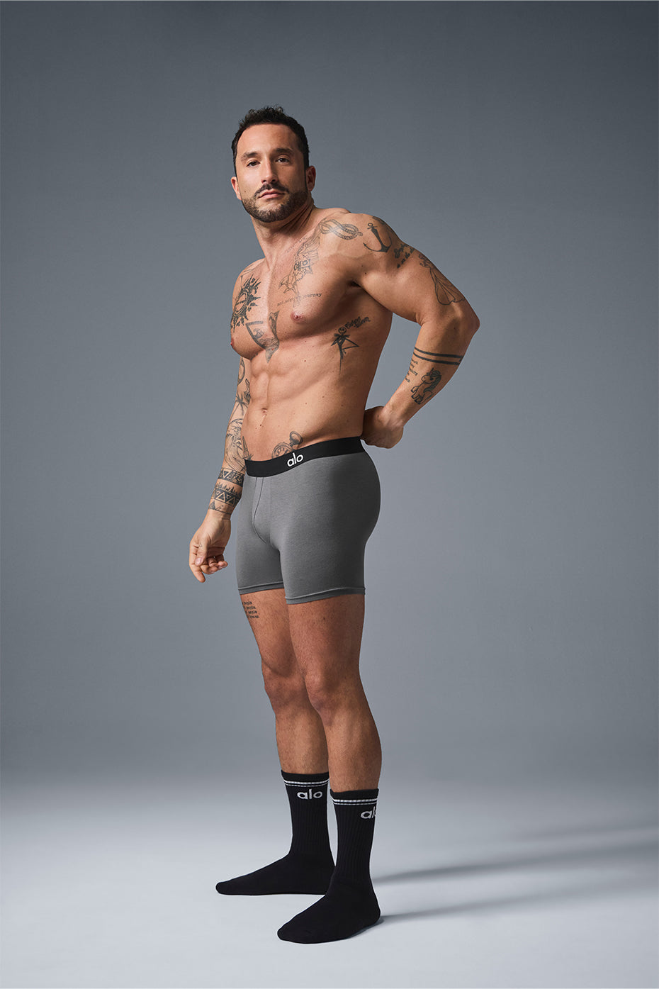 Day and Night Boxer - Grey