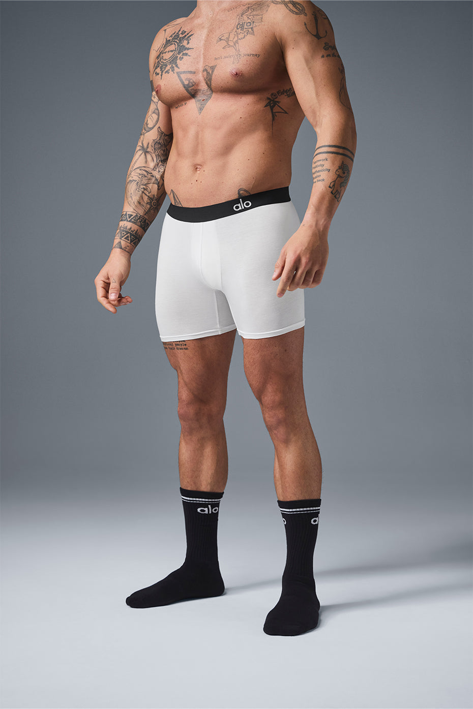 Day and Night Boxer - White