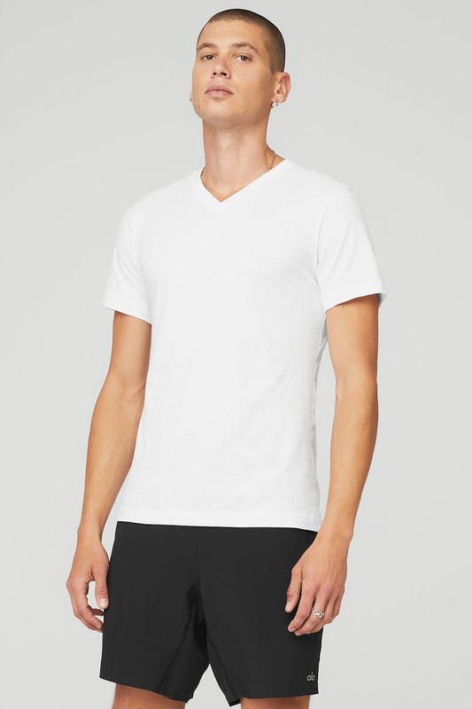 The Triumph V-Neck Tee - White