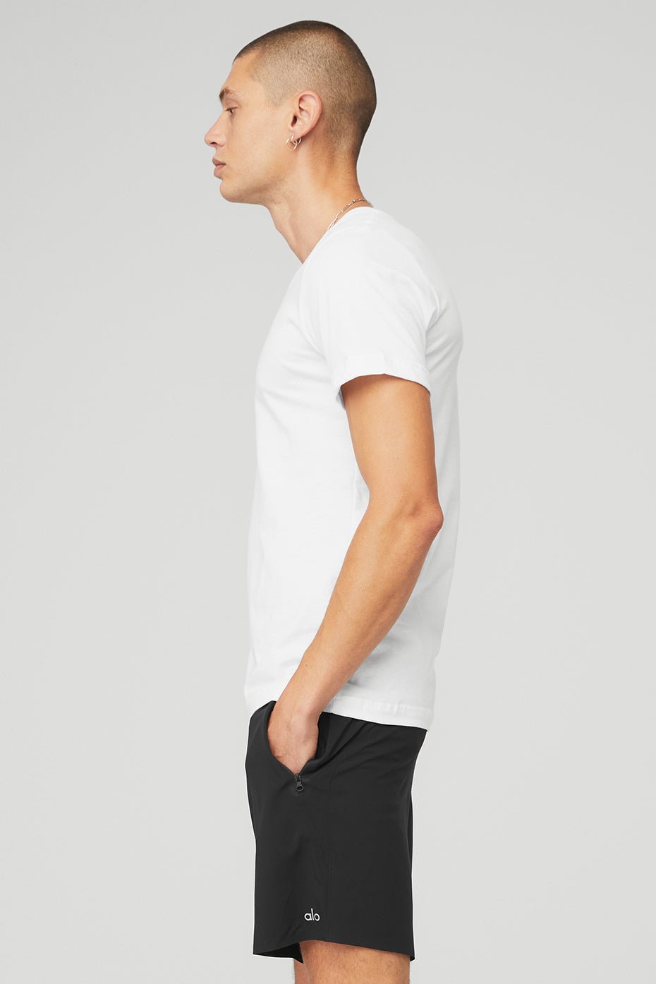 The Triumph V-Neck Tee - White