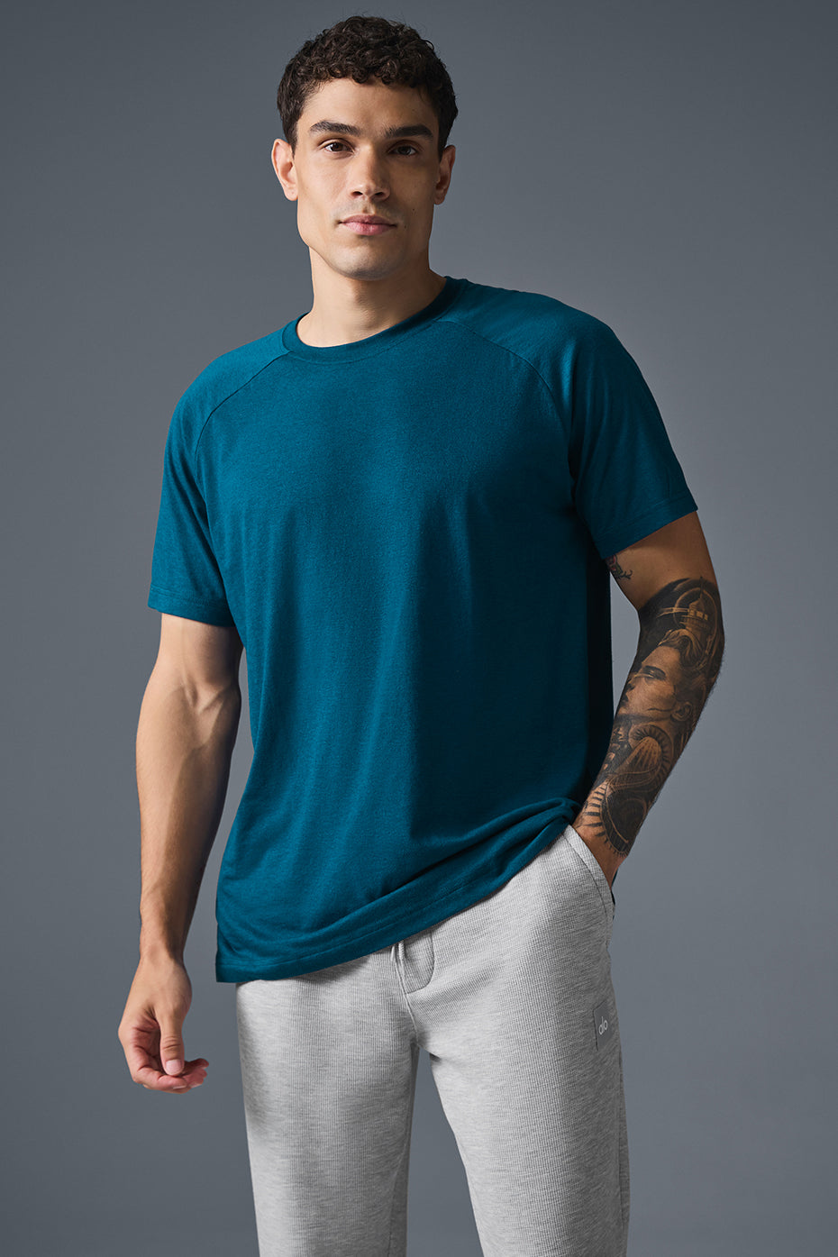 The Triumph Crew Neck Tee - Eclipse Blue