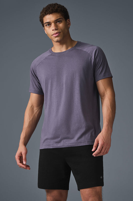 The Triumph Crew Neck Tee - Italian Plum