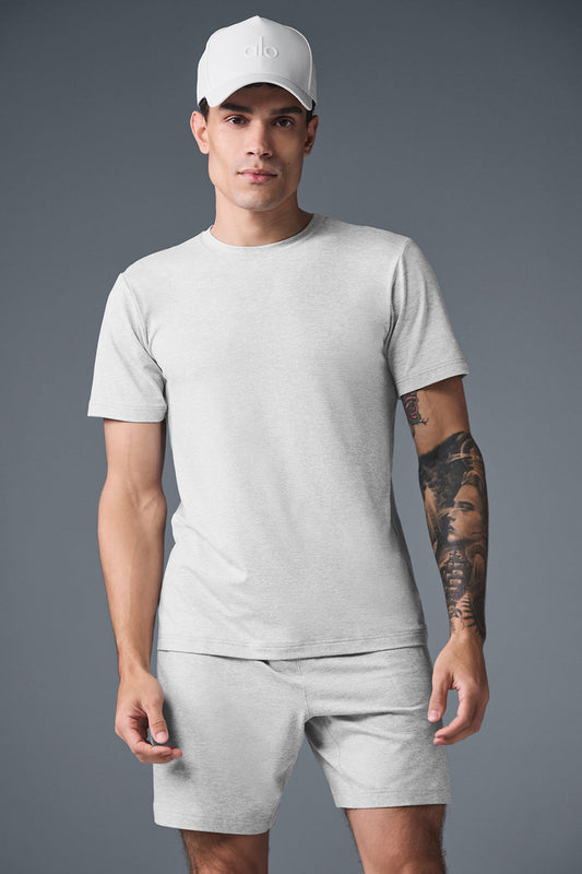 Conquer Reform Crewneck Short Sleeve - Athletic Heather Grey