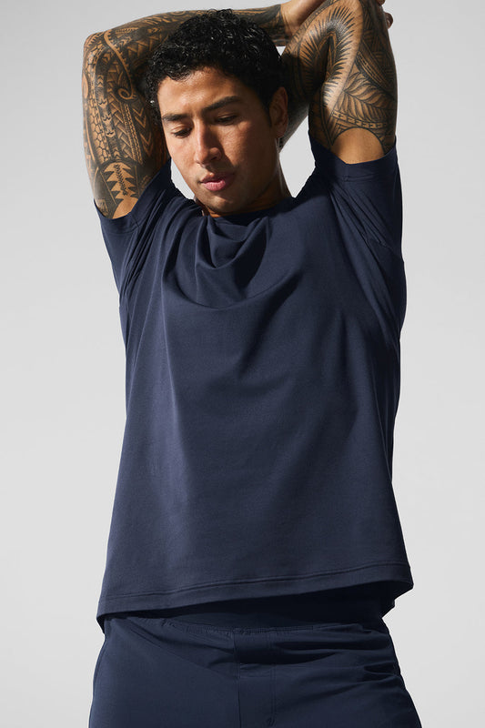 Conquer Reform Crewneck Short Sleeve - Navy