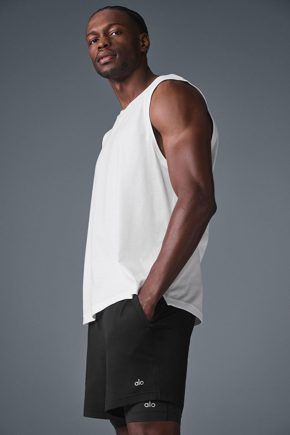 The Triumph Muscle Tank - White