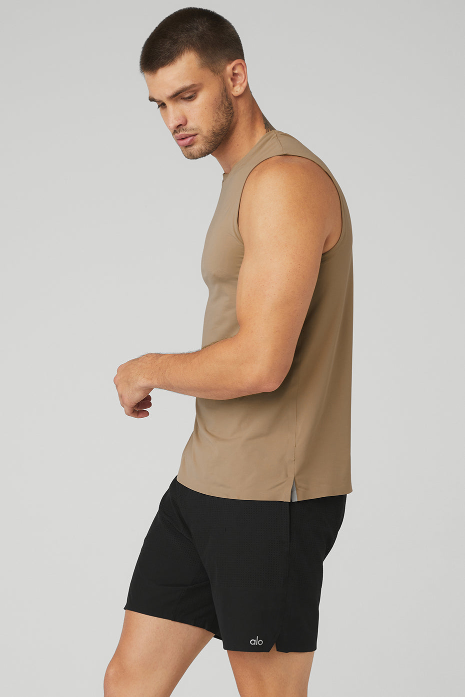 Idol Performance Tank - Gravel