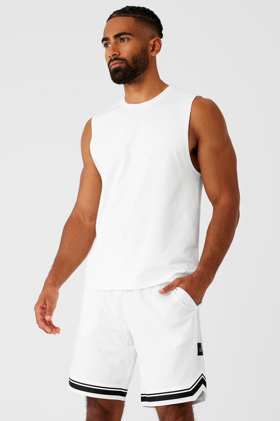 Conquer Muscle Tank - White