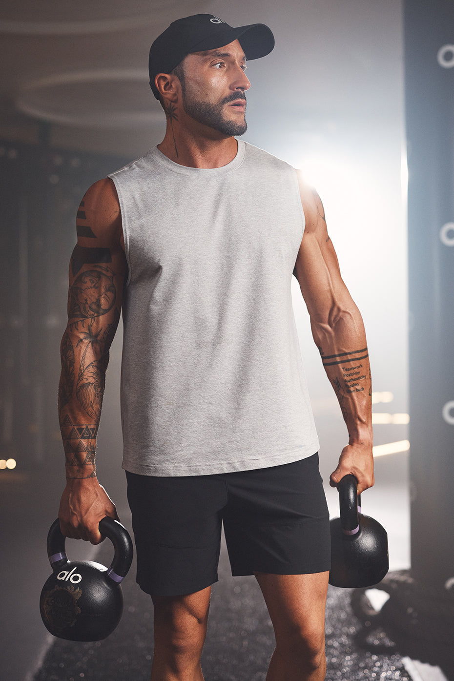 Conquer Muscle Tank - Athletic Heather Grey