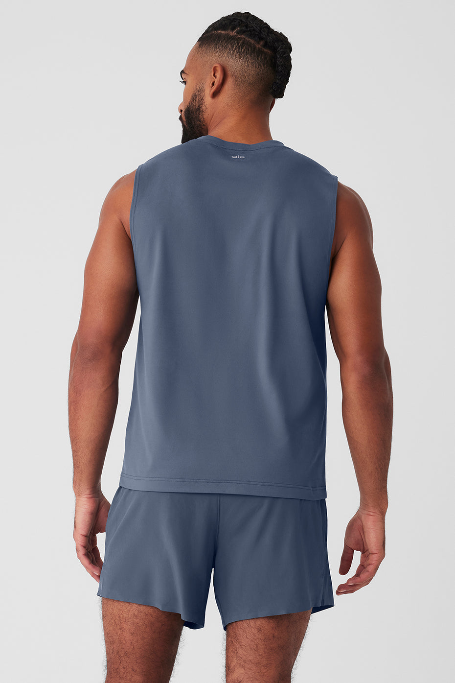 Conquer Muscle Tank - Bluestone