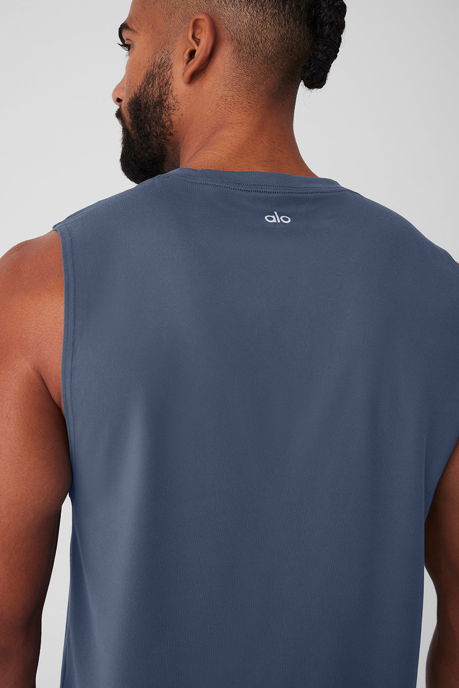 Conquer Muscle Tank - Bluestone