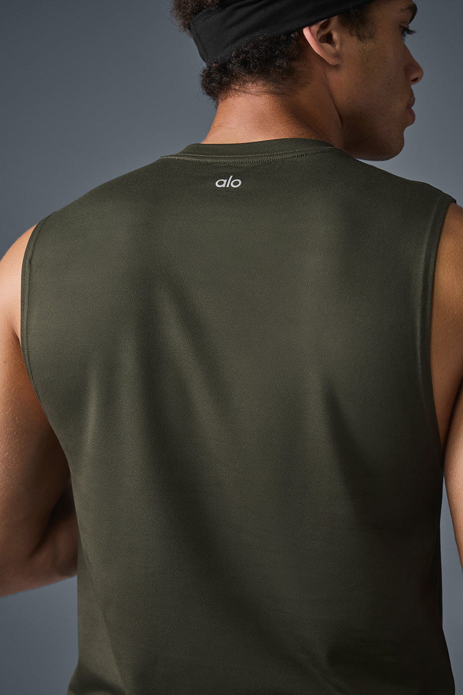 Conquer Muscle Tank - Stealth Green