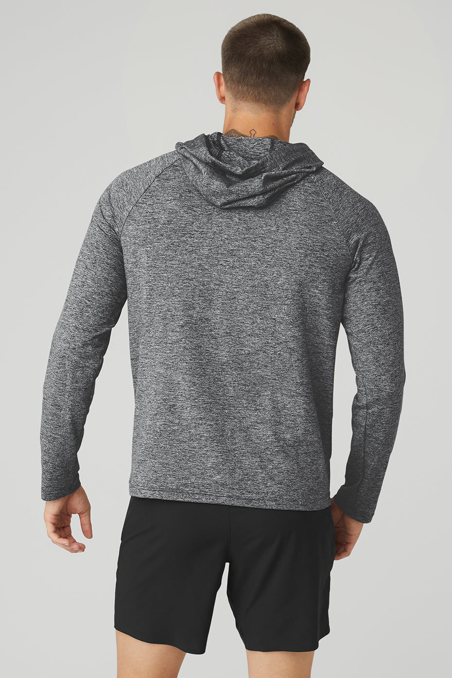 The Conquer Hoodie - Graphite Marl