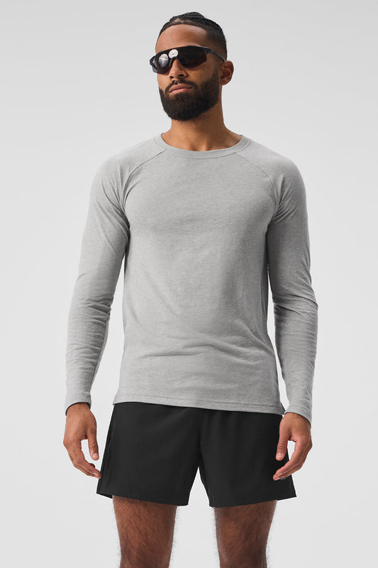 Triumph Long Sleeve Tee - Athletic Heather Grey