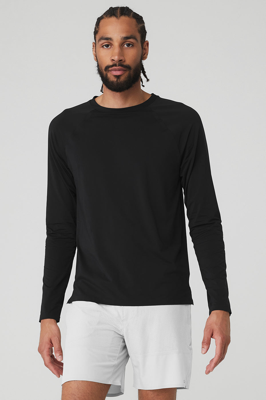 Idol Long Sleeve Performance Tee - Black