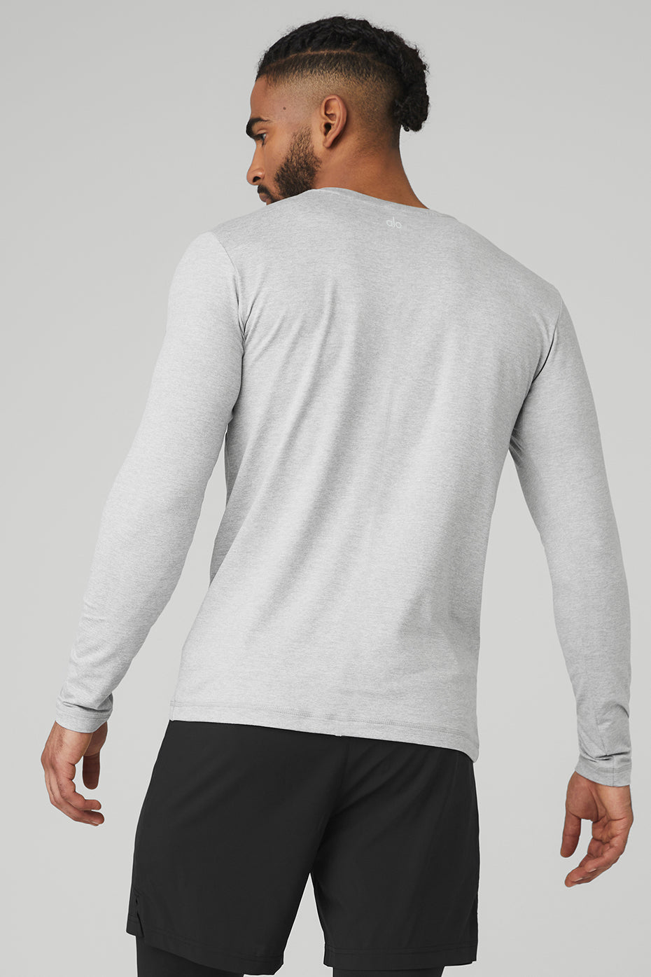 Conquer Reform Crewneck Long Sleeve - Athletic Heather Grey