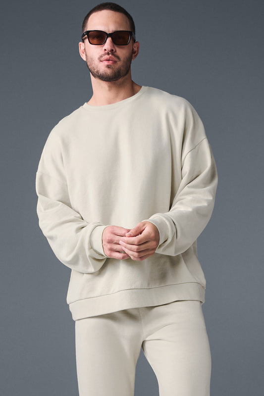 Chill Crew Neck Pullover - Bone