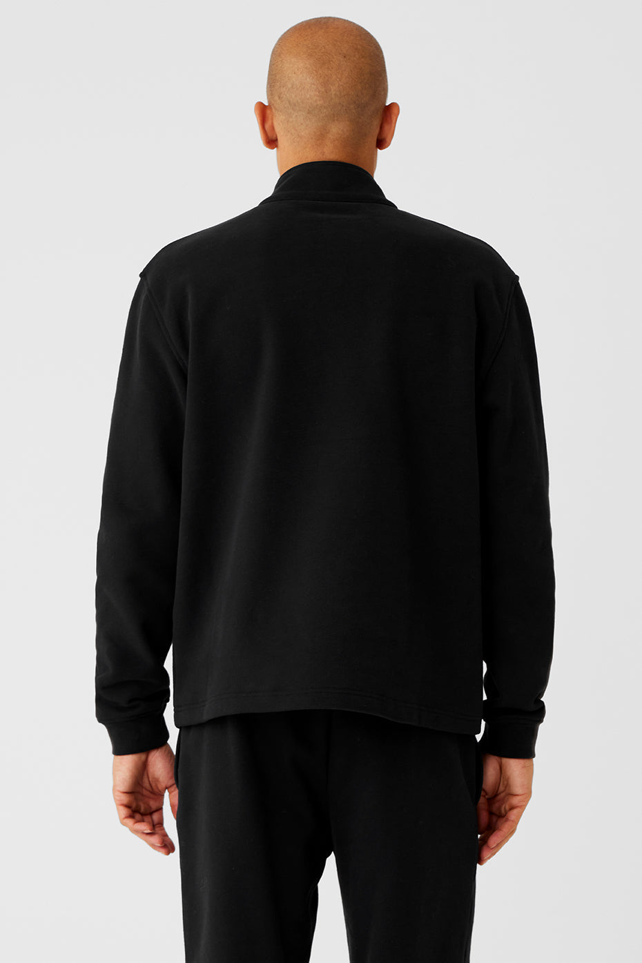 Renown Heavy Weight 1/4 Zip - Black