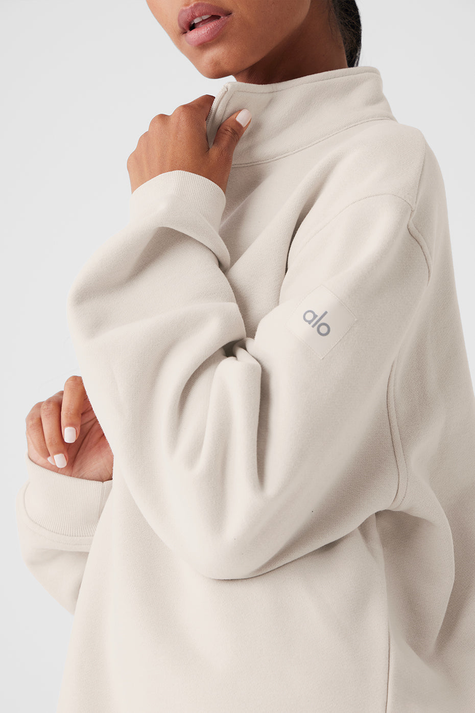 Renown Heavy Weight 1/4 Zip - Bone