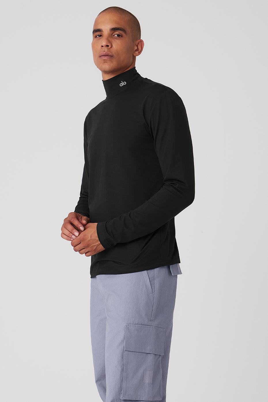 Conquer Reform Mock Neck Long Sleeve - Black