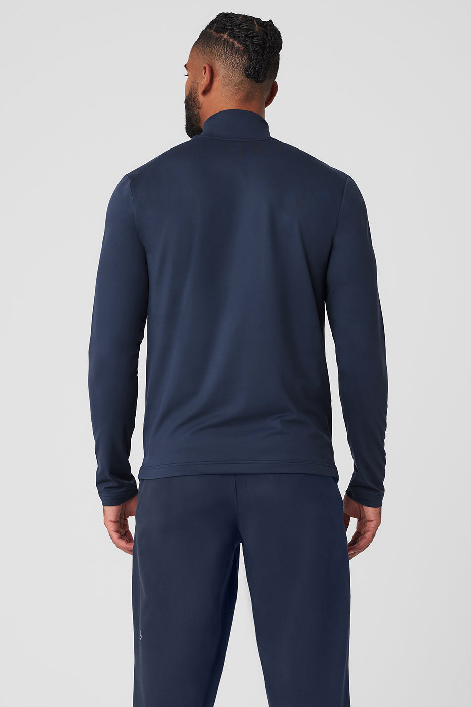 Conquer Reform Mock Neck Long Sleeve - Navy