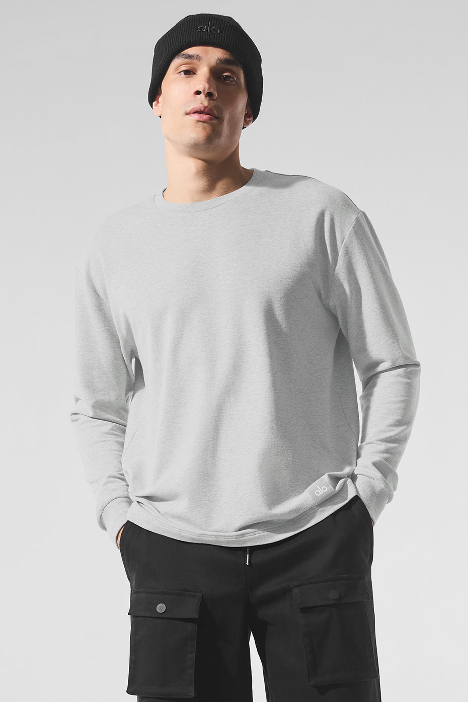 Double Take Long Sleeve - Athletic Heather Grey