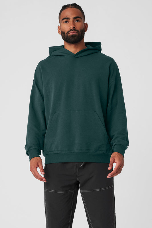 Double Take Hoodie - Midnight Green