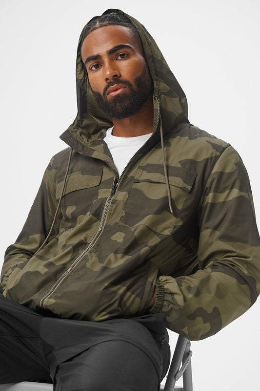 Stride Jacket - Olive Branch Camouflage