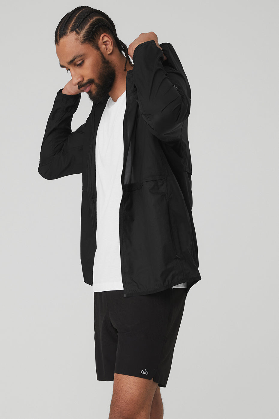 Repeat Running Jacket - Black