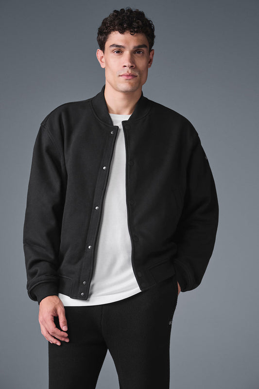 Renown Varsity Jacket - Black