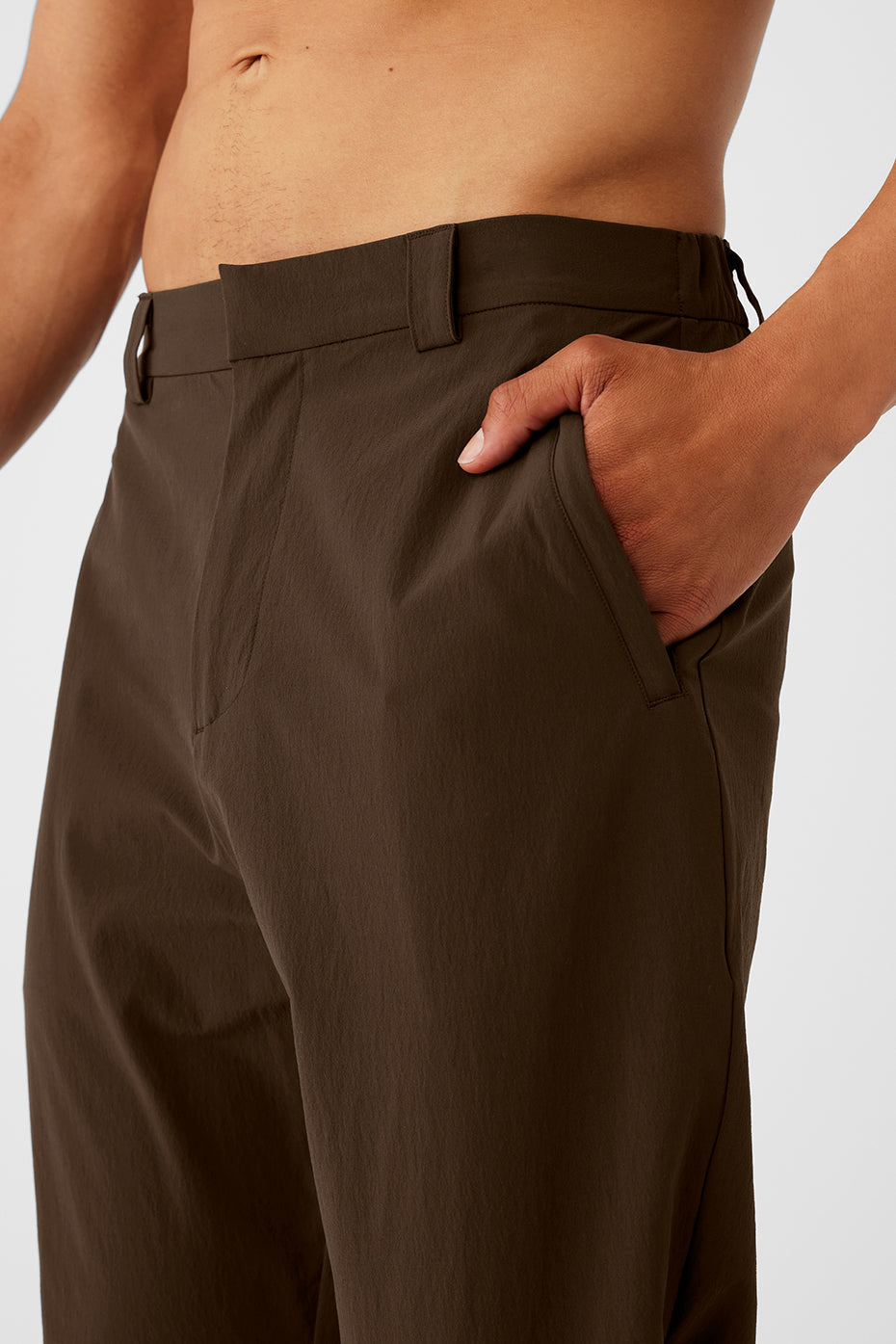 Co-Op Cropped Tech Trouser - Espresso