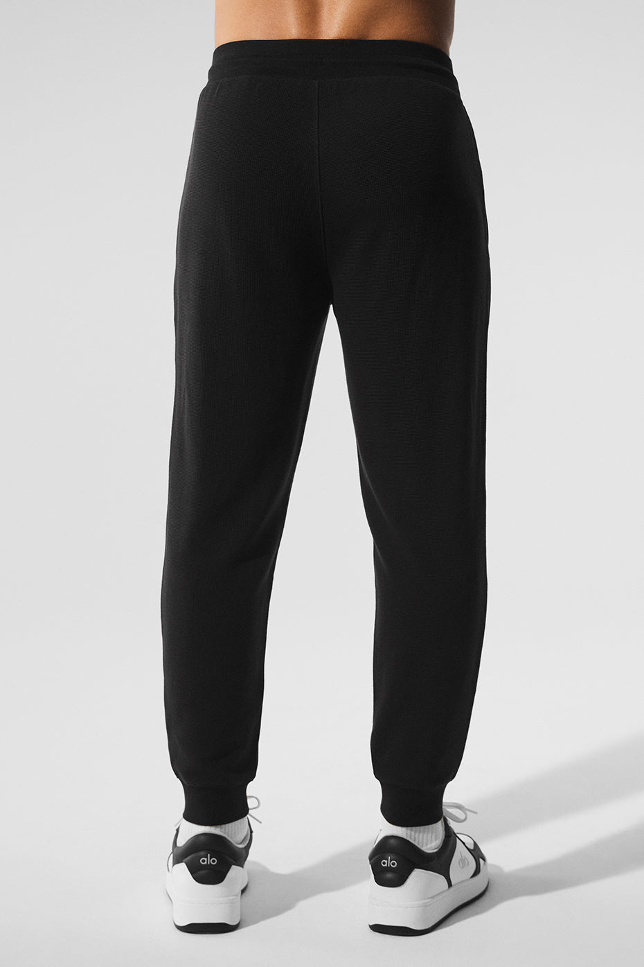 Micro Waffle Fast Break Jogger - Black