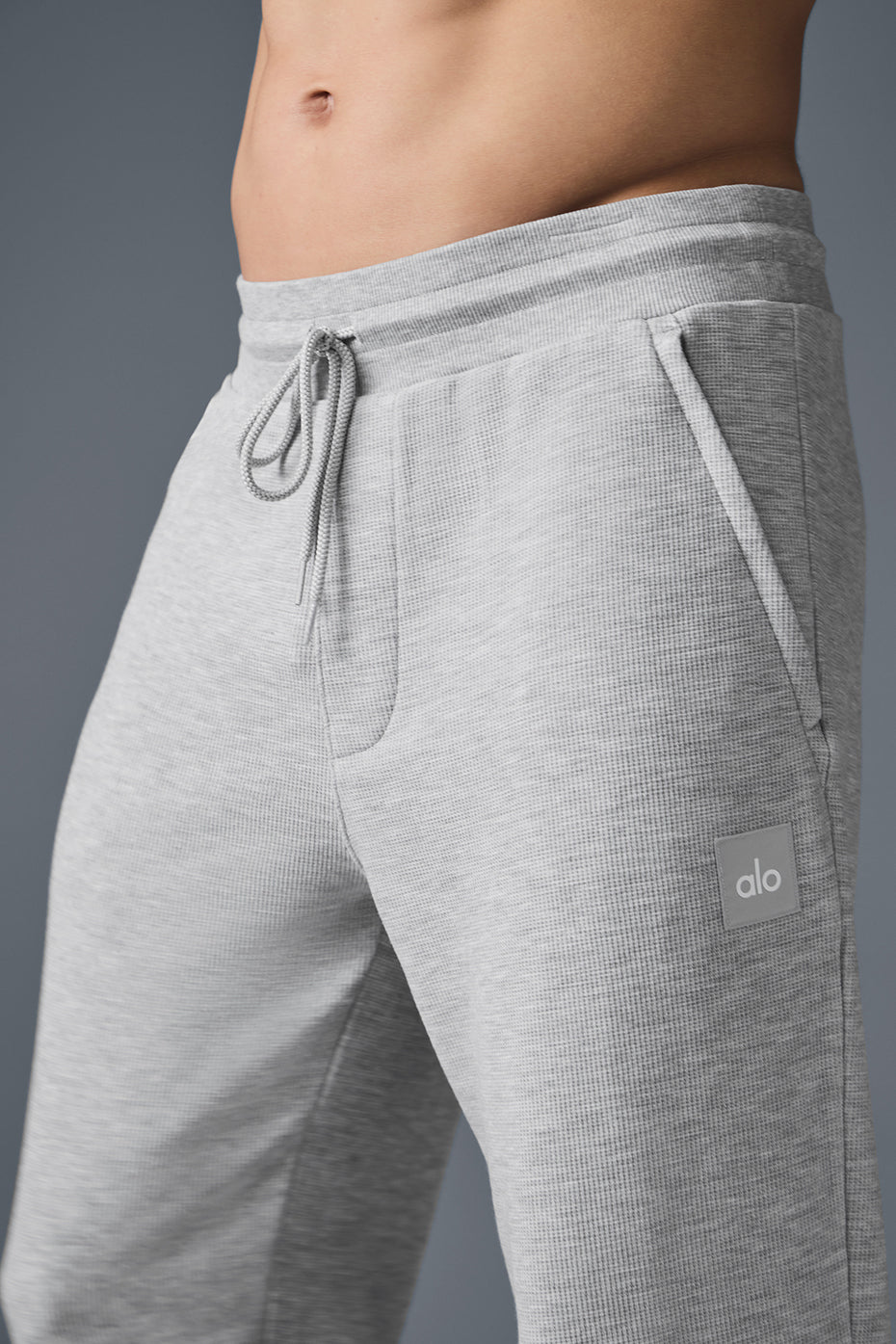 Micro Waffle Fast Break Jogger - Athletic Heather Grey