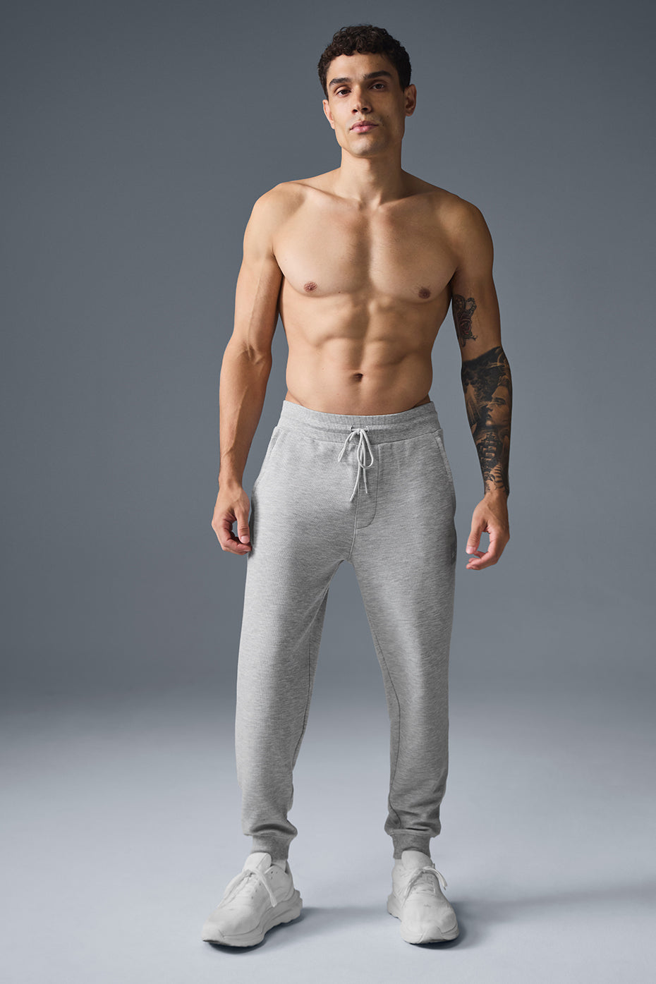 Micro Waffle Fast Break Jogger - Athletic Heather Grey