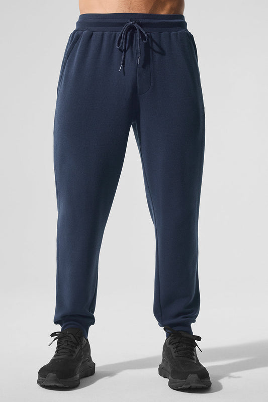 Micro Waffle Fast Break Jogger - Navy