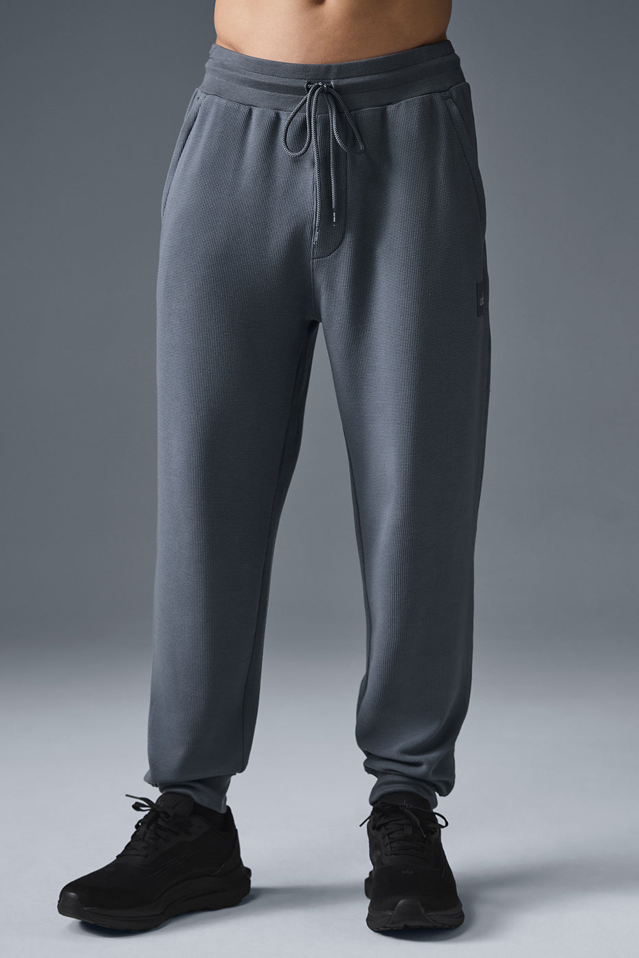 Micro Waffle Fast Break Jogger - Steel Grey