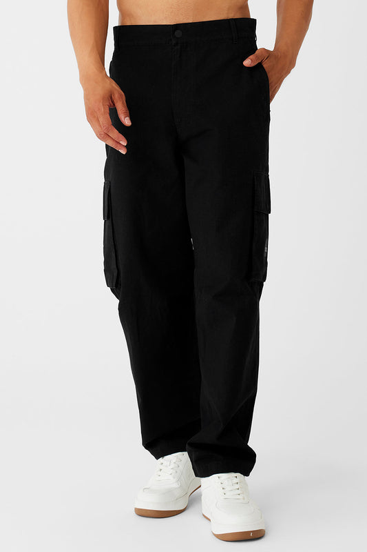 Cargo Ripstop Trouser - Black