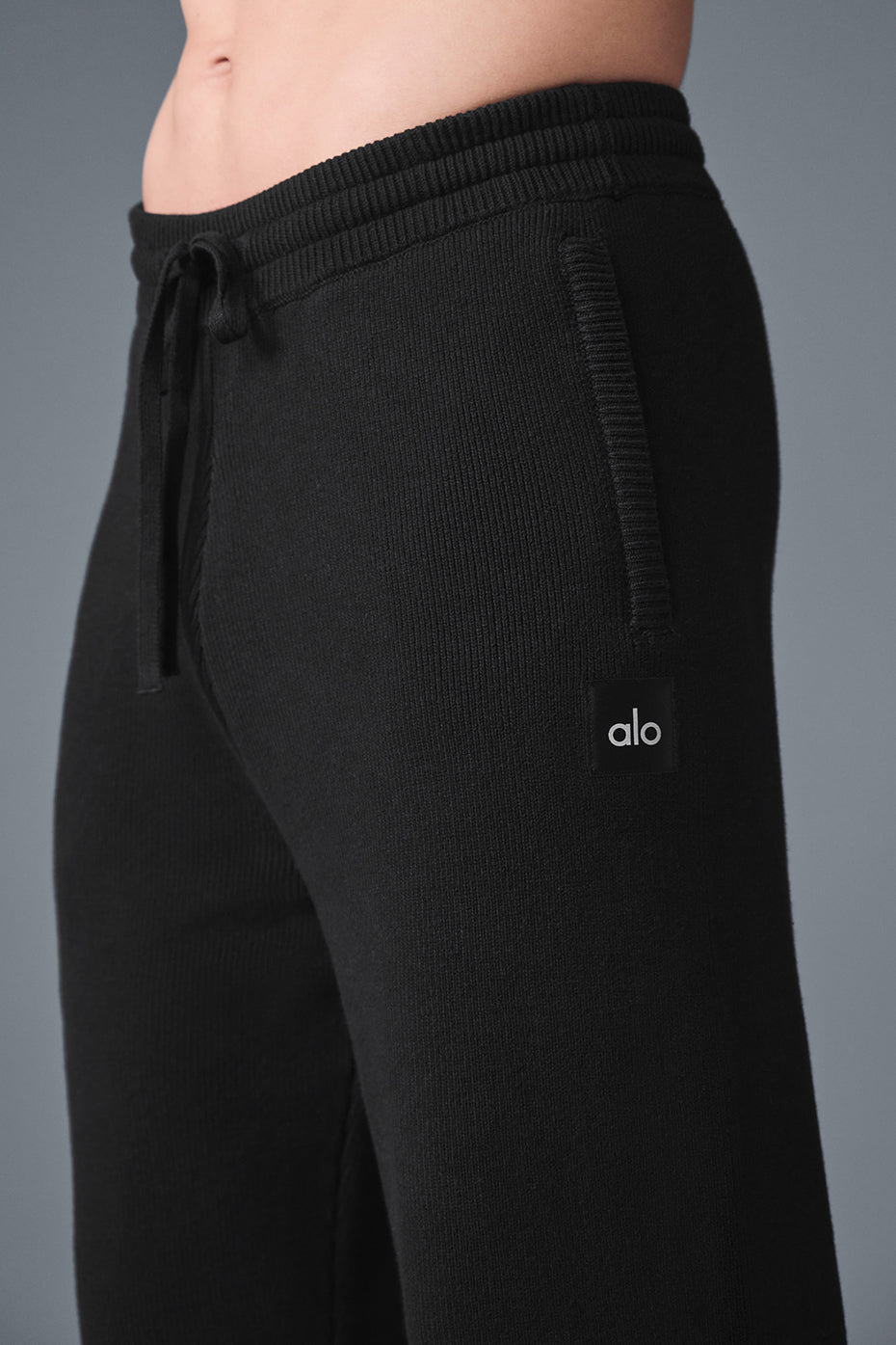 Scholar Straight Leg Sweatpant - Black