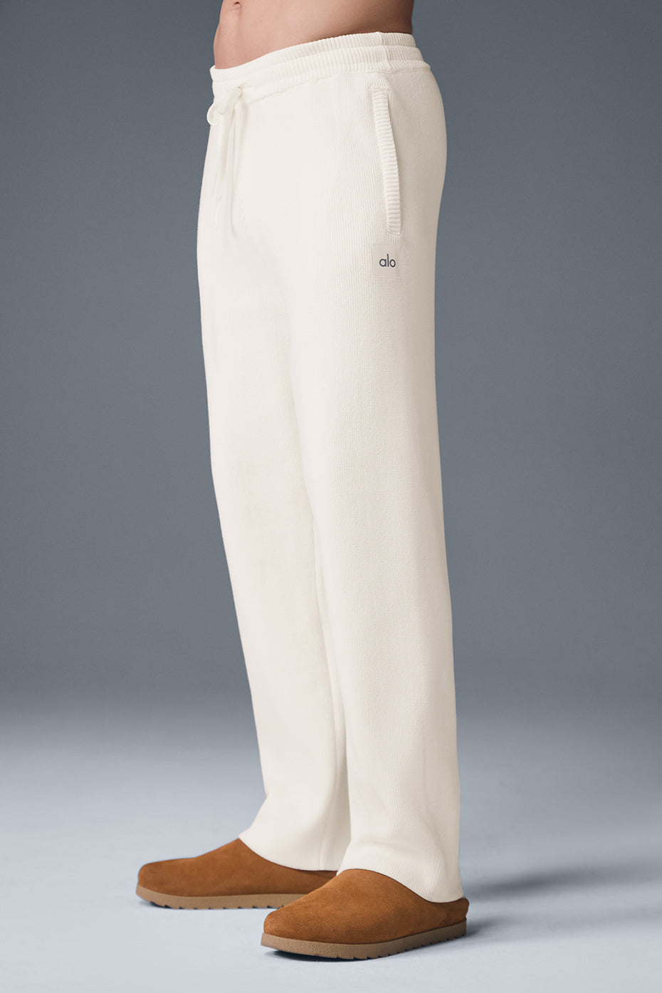 Scholar Straight Leg Sweatpant - Ivory