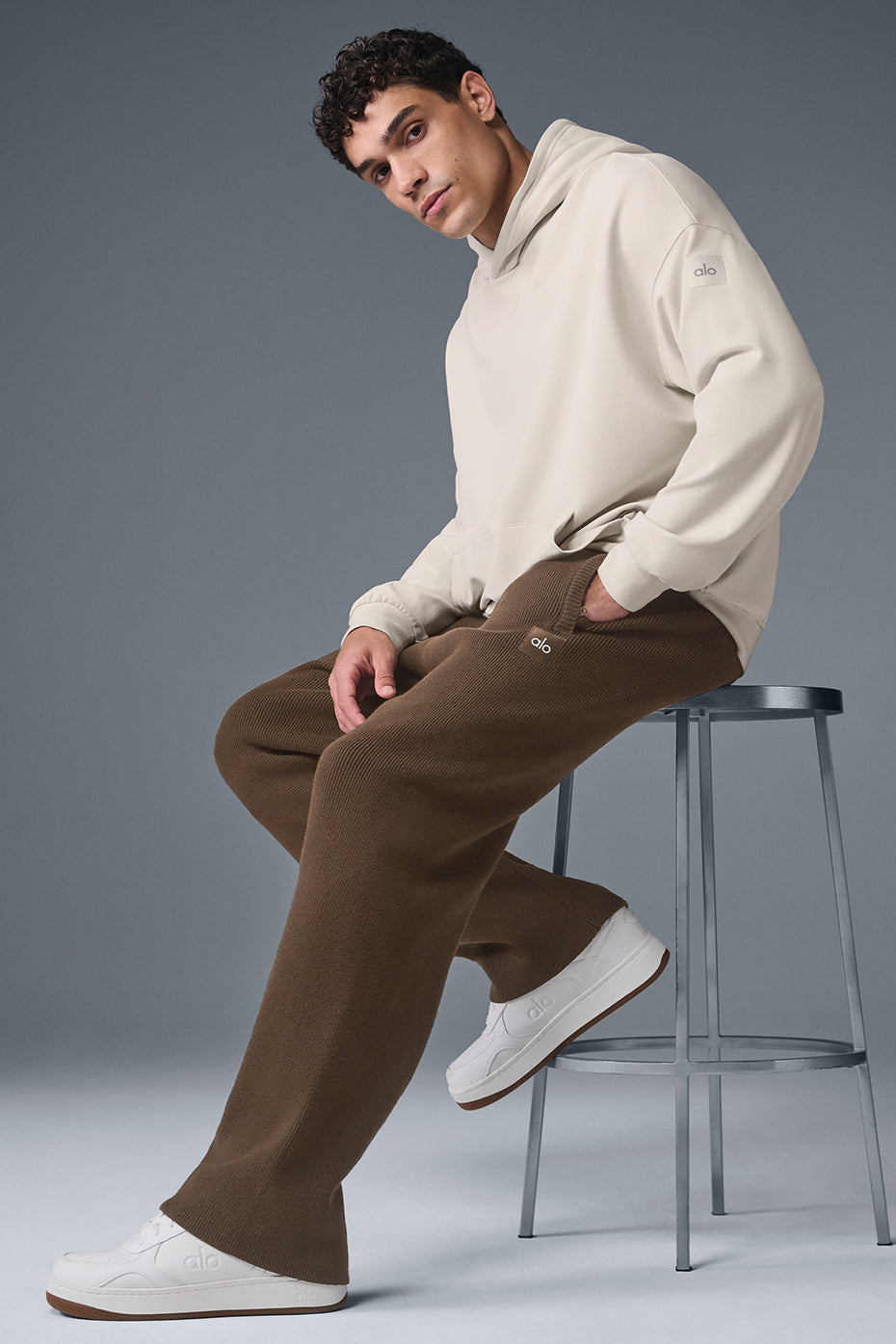 Scholar Straight Leg Sweatpant - Espresso