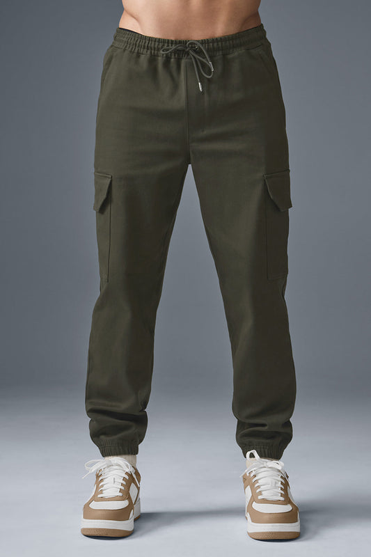 Edition Sueded Jogger - Stealth Green