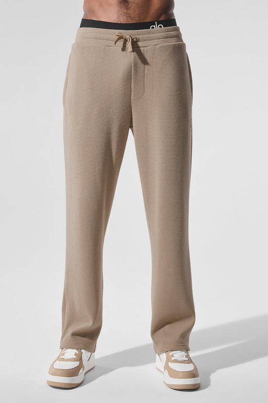 Elevate Waffle Straight Leg Pant - Gravel