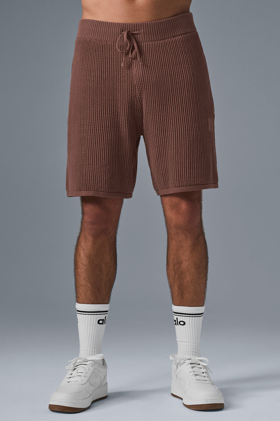 Open-Knit Short - Chestnut