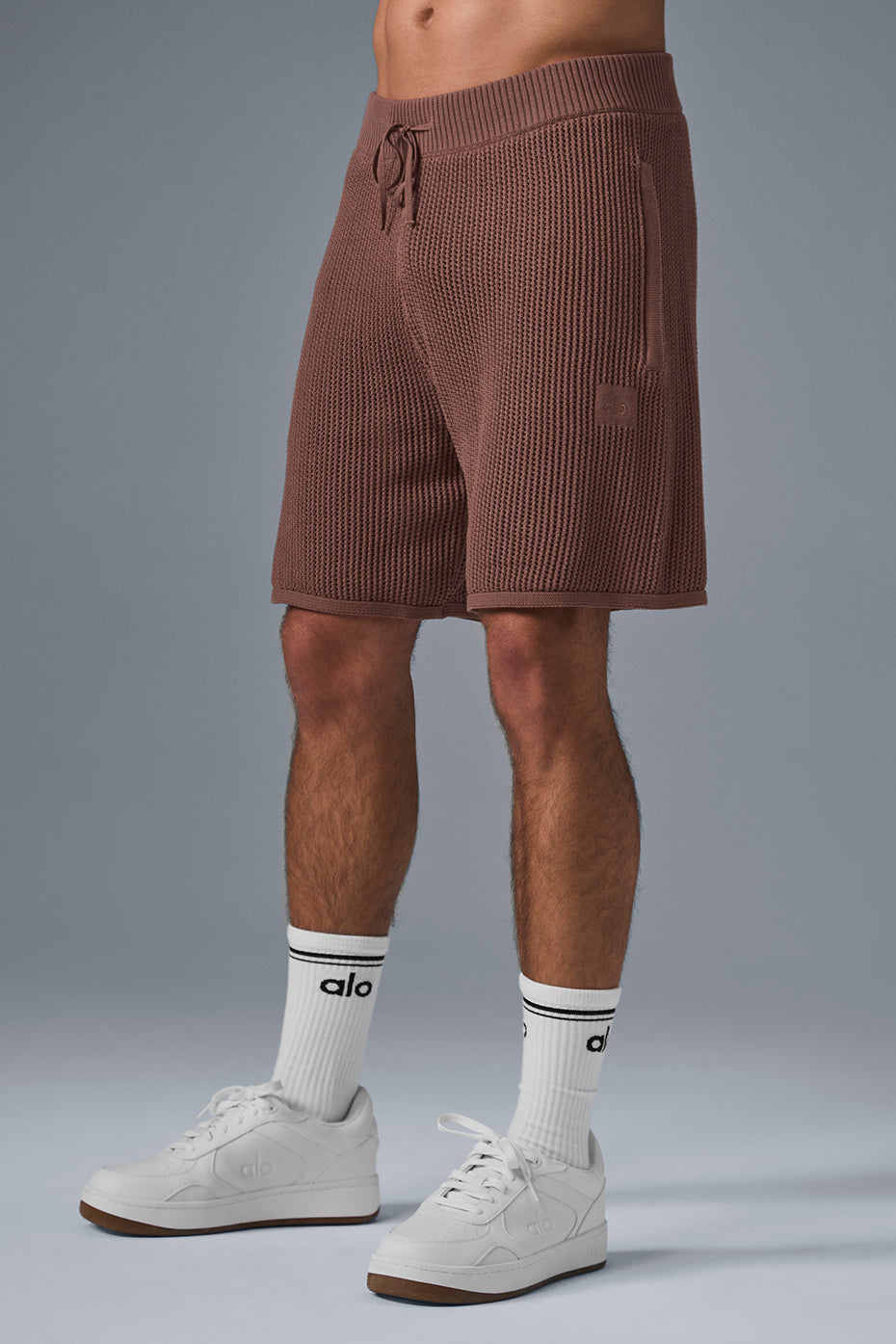 Open-Knit Short - Chestnut