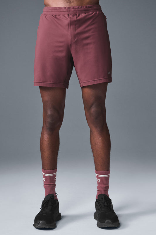 7" Conquer React Performance Short - Burgundy Truffle