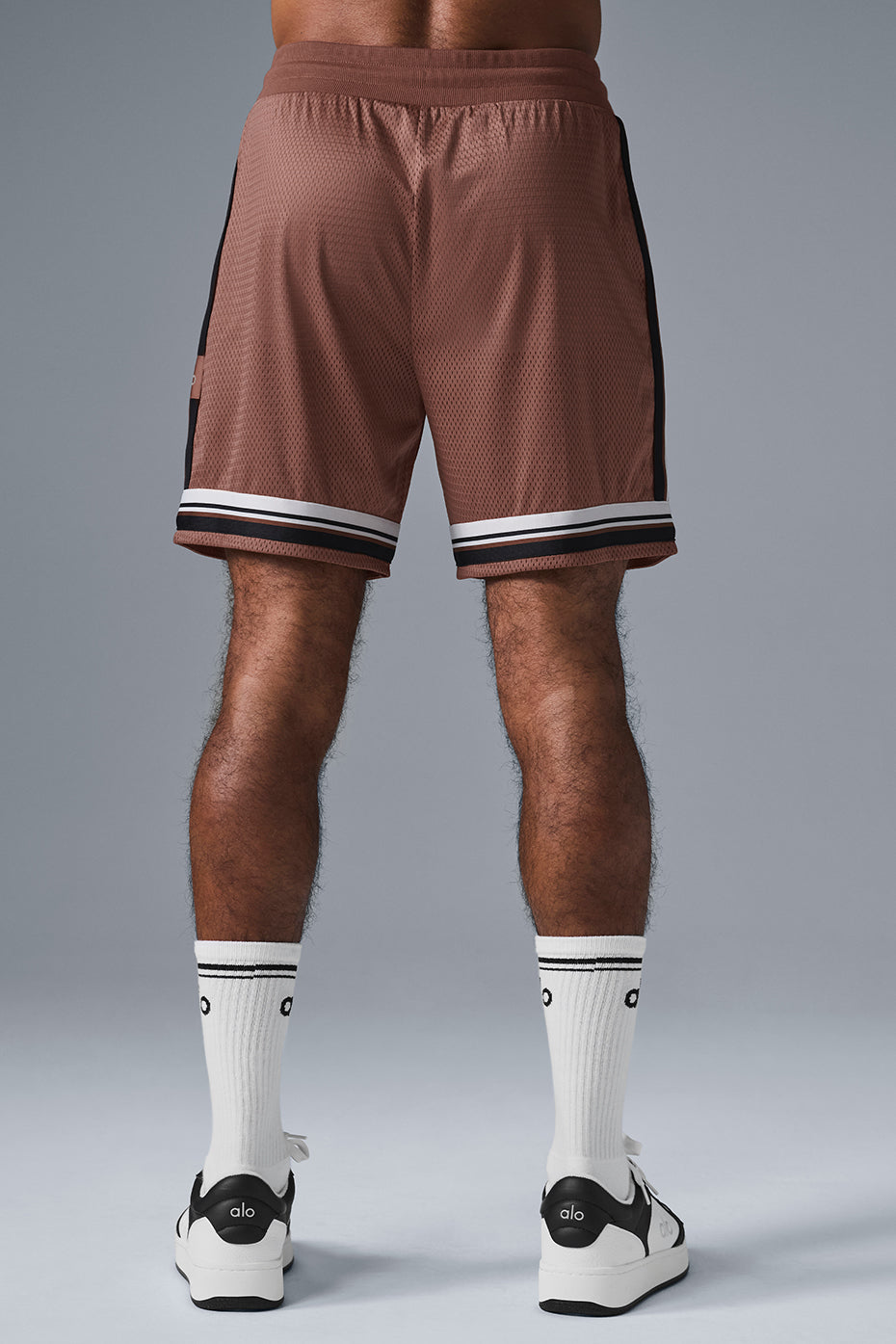 7" Key Mesh Basketball Short - Chestnut