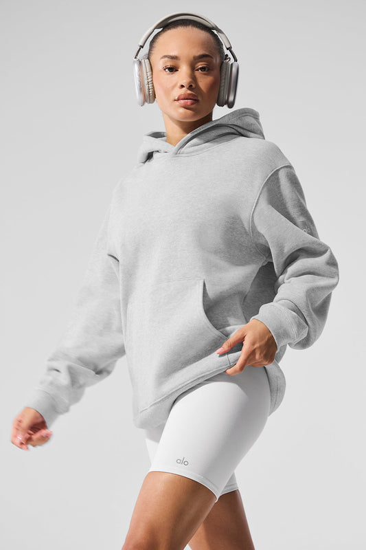 Renown Heavy Weight Hoodie - Athletic Heather Grey