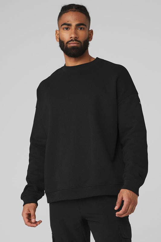 Renown Heavy Weight Crew Neck Pullover - Black