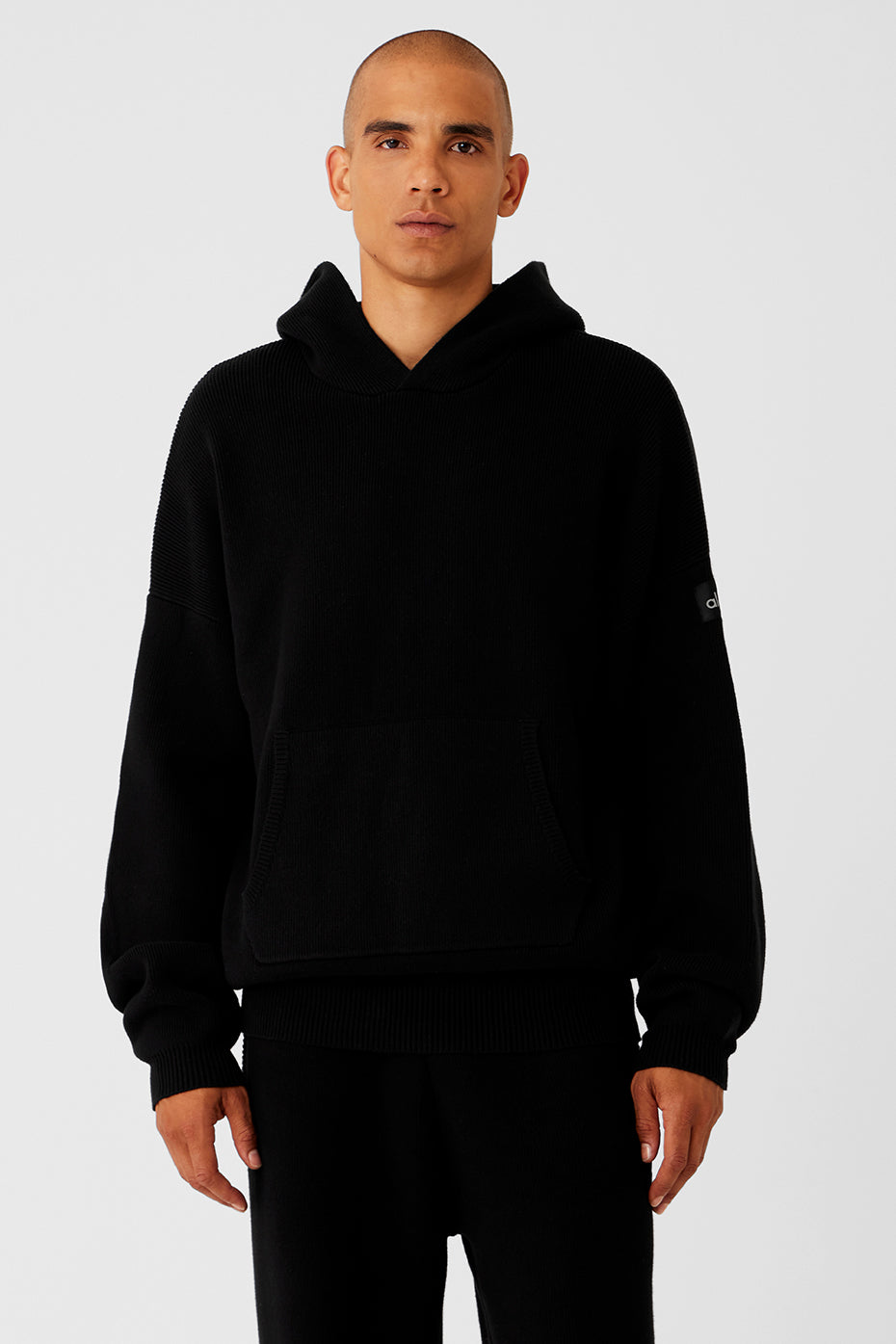 Scholar Hooded Sweater - Black