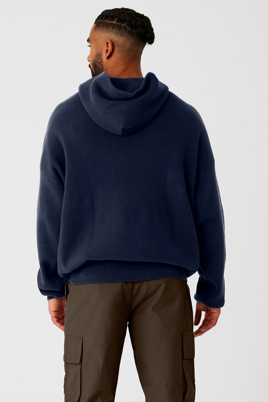 Scholar Hooded Sweater - Navy