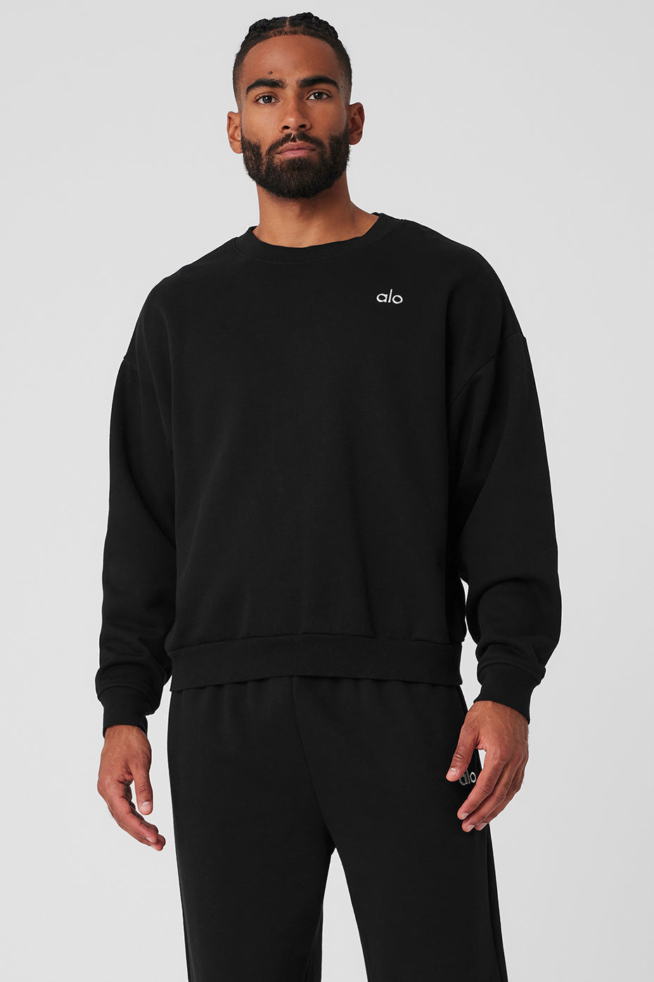 Accolade Crew Neck Pullover - Black